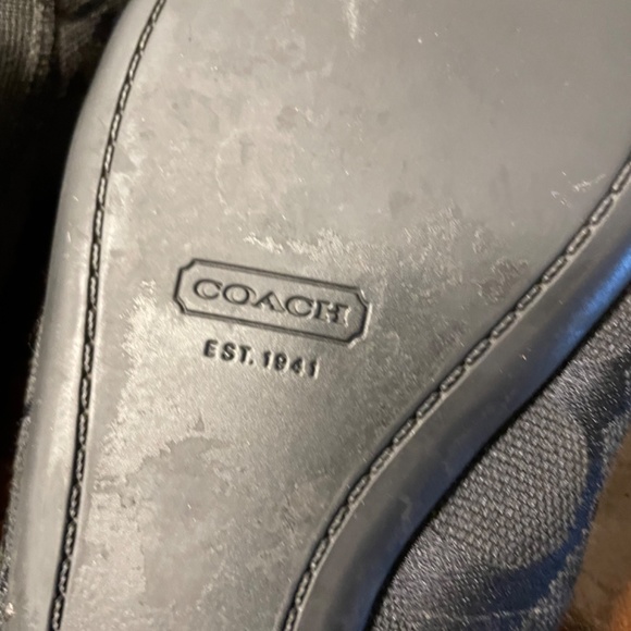 Black Coach Flats - Picture 3 of 4